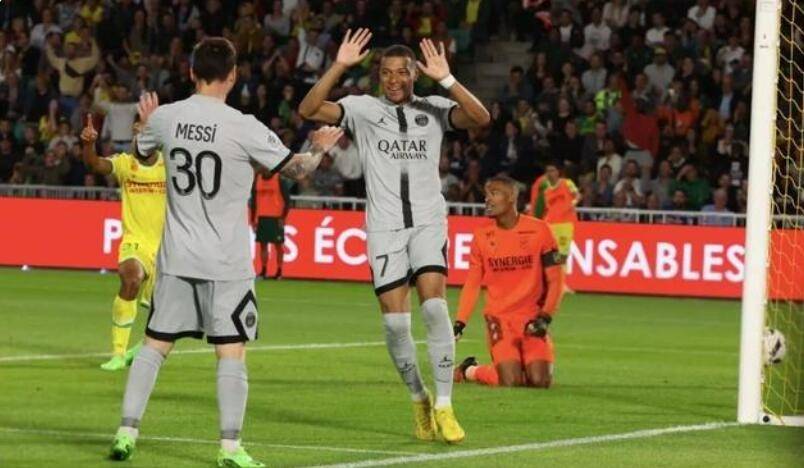7, 梅西法甲首球助巴黎逆转南特  